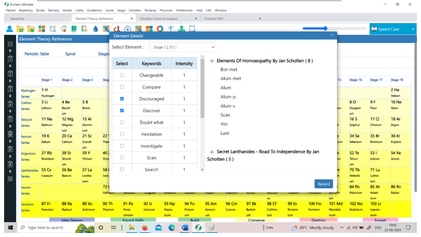 Scholten’s Expert System on Hompath Zomeo – Hompath
